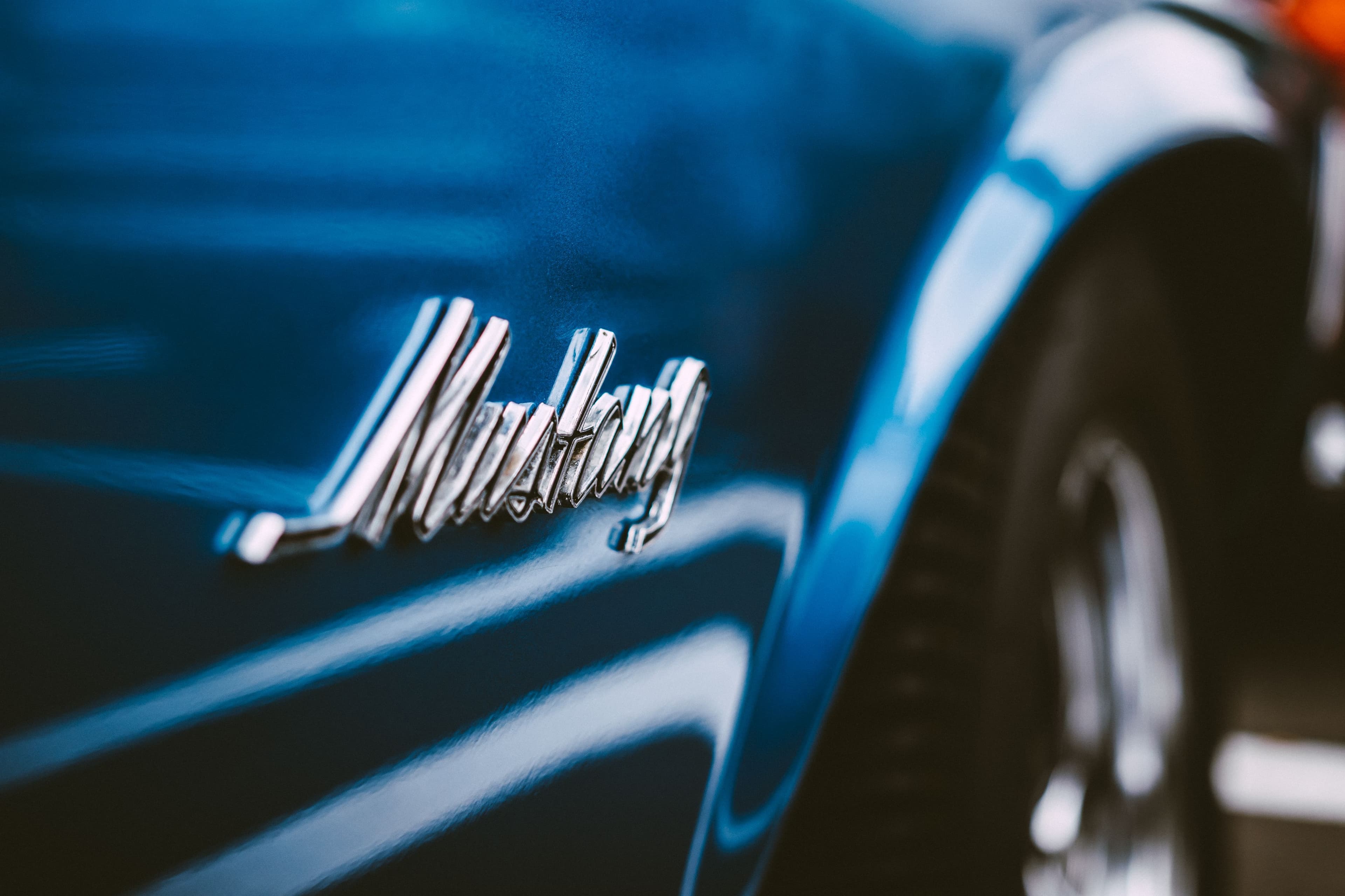 Teal Mustang